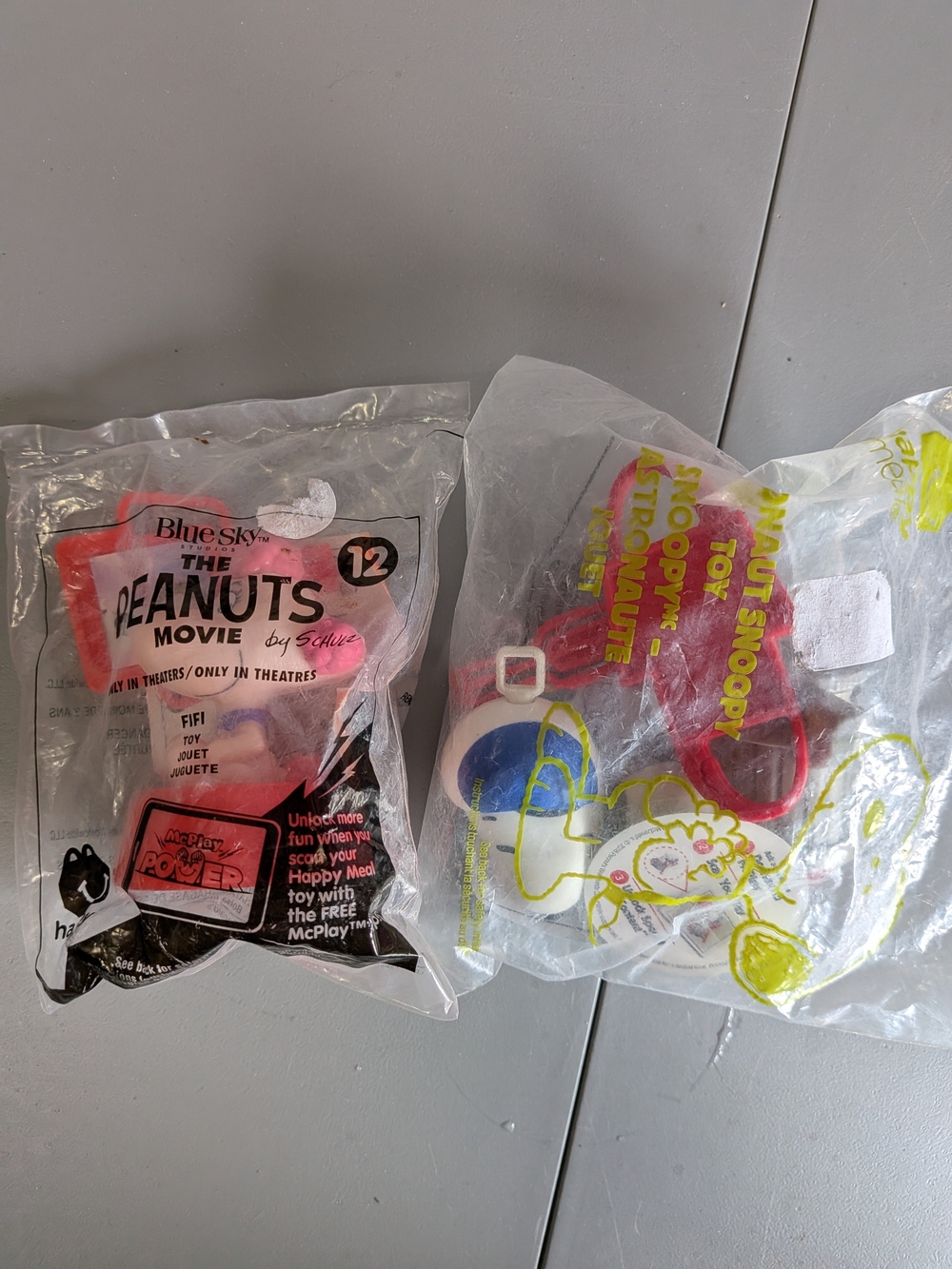Snoopy & Fifi Figures by Peanuts - McDonald's